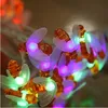 Strings Battery Box Cute Bee Led String Lights 10 Leds 20 30 50 Indoor Bathroom Desktop Bedroom Dressing Table DecorationLED StringsLED