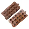 Silicone Flower Shape Chocolate Cake Soap Mold Baking Tray Mould Non-stick Jelly And Candy 3d 220517