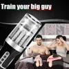 Rotação Automática Vibrador Masculino Masculino Masturbator Voz Interaction Vagina Massage Sucking Masturbação Cup Sexy Brinquedos Para Homens