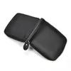 Wallets Black Soft Genuine Leather Short Wallet Zip Card Purse With Coin Po Pocket Men Women Male Female WalletWallets