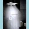 20 Inch Atomizing And Rain Shower Head Easy-Installation Embedded Box Vae Thermostatic Bathroom Faucet Sets Drop Delivery 2021 Faucets Show