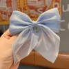 6pcs Fashion Women Girls Big Large Bows Accessoires Trendy Haarspeld Vrouw Casual schattige lint boog Haarclip Wild Barrette