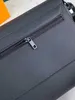 Porte-documents à bandoulière pour hommes en cuir noir sac à main de créateur d'affaires M57080 30.5-24-10