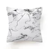 枕ケース黒と白の大理石の抽象枕カバーホームデコレーションソファクッション農家の装飾220623