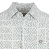 Men's Dress Shirts Gentilbay Men's Printed Linen Fabric Green Slimfit Classic Long-Sleeve Formal Dresses DK1 ShirtMen's