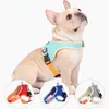 Dog Collars & Leashes Pet Traction Rope Harness Breathable Accessories Saddle Type Custom Tags Chest Strap Agility Training Equipment Suede