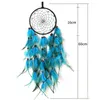 Dekorative Figuren Objekte Lantern Dream Catcher Creative Wind Chime Anhänger Auto Festival Home Room Dekoration Blau 16cm Geschenkdekorativ