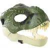 Skräck dinosaurie huvudbonad drake livtrogen dinosauri mask halloween fest cosplay öppen mun latex rädd mask presenter 220812