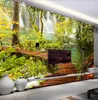 decoração mural 3d papel de parede sala de estar quarto sol fantasia floresta hd Nature cenário sofá murais de parede de parede MULATIMENTO DA HOME