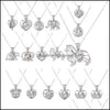 Colliers pendants pendants bijoux amour souhaits collier perle cages vloour