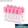 10pc 0.8ml DIY Pusta Szminka Butelka Lip Gloss Tube Lip Balm Tube Container z czapką Wyczyść Czarny Biały Kosmetyk Próbki Pojemnik