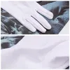 Fünf-Finger-Handschuhe, 1 Paar, modisch, Spandex, dünn, Stretch, Leistung, Golves, Fahren, Sonnenschutz, reine Farbe, hohe Qualität