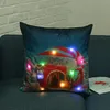 Cushion/Decorative Pillow Lighting Cushion Cover Pillows Christmas Home Sofa Pillowcase Living Room DecorationCushion/Decorative