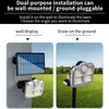 Nuevo LED Solar Lawn Light Outdoor Ground Plug Garden Light Tree Park Grass Landscape Light Spotlight J220531