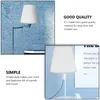 Table Lamps 2Pcs Thicken Cloth Lamp Shade Wall Ceiling Light Cover Home White