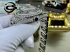 Rolesx Luxury Watch Date GMT TOP Lluxury Privat anpassade ut lab diamanter titta på män kvinnor iscuben RolLexablWatches Skeleton VVS Moissanite Diamond