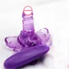 Fjärrkontrollfjäril Strap-On Vibrator Stimulation Masturbate Vibrating Massager Wearable Clitoral Adult Sexy Toy for Women