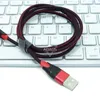 1M/3F 3A 3A شحن الكابلات Micro USB Type-C بيانات الهاتف المحمول مقياس الأسماك النسيج المنسوجة لنظام Android Samsung