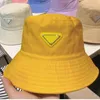Ontwerper Nylon Bucket Hat For Women Fashion Ladies Autumn Summer Metal Sun Hats Nieuwe Spring Fisherman Caps Drop Ship JPEQQ