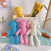 Cabelo cacheado reconfortante reconfortante boneca de brinquedo de brinquedos longos travesseiros dormindo coelho de crianças bonecas DHL3704584