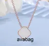 15mm Fashion Classic4/Four Leaf Clover Necklaces Pendants Mother-of-Pearl Stainless Steel Plated 18K for Women&Girl Valentine's Mother's Day 23TU