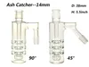 Glazen waterpijp onderdelen en accessoires Ash Catcher 14mm diffuser met Tree perc. 14 mm 45ﾰ of 90ﾰ CA005