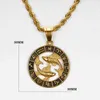 12 Collane con ciondolo oroscopo segno zodiacale per uomo donna oro Ariete Leone 12 costellazioni gioielli collana Dropshipping