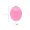 Silicone Face Cleansing Brush Handheld Face Scrubber Mini Massage Waterproof Facial Clean Tool Deep Pore Cleanser Brushes 052