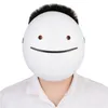 Cartoon Smile Dreams Masks Anime White Helmet Cosplay Halloween Party Puntelli Accessori Costume 220715