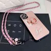 New Design Mobile Phone Straps Wrist Rope Antilost Lanyard Fashion Camera Key USB Holder Neck Strap Flower Hanging Rope AA2203182826687