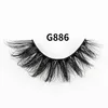 DD Curl eyelashes Volume Russian Strip Lashes Extensions Thick Natural Reusable Fluffy False Eyelash For Beauty