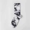 2022 nuevos calcetines Tie Dye de tubo largo para mujer tendencia deportiva Ins calcetines de hombre de algodón puro pareja gancho de tubo medio 12b