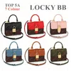 Panie Projektant mody Wysoka jakość 5A Locky BB Torby na ramię M44141 M44080 Mini Messenger Bag torebka 7 kolorów w magazynie