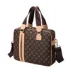 Casual Briefcase Lady's Handbag Large Capacity Versatile Temperament Men's Single Shoulder Diagonal Computer Bag224O