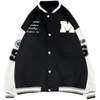 Varsity Casual Baseball Coat Unisex modemerk jas Slim Fit Bomber windjack Baseball Jacket casual Hip Hop College wear 220816