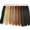 Natural Black Brown Gray Blonde Human Hair Weave Bundles Hair Wefts 3 Pieces/lot Grey Silver Brazilian Straight 10-26 Inch