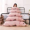 Simuliertes schlafendes Schwein, Plüschkissen, Tiere, gefüllte Kissen, Kinder, Erwachsene, Haustiere, Polster, Sofa, Stuhl, Dekoration, Geschenk für Freunde, 507090120 cm, 220701