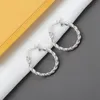 Hoop & Huggie Silver Color Round Cross Earrings For Women Trendy Jewelry Vintage Simple Irregular Woman Party Accessories GiftsHoop Kirs22