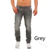Мужские джинсы повседневная мужская средняя талия с прямой мешковатыми джинсами