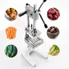 Machine de découpe de bande de pommes de terre commerciale coupe-frites verticale presse à main trancheuse de fruits légumes