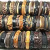 Interi bracciali in pelle da 100 pezzi bracciali fatti a mano in vera pelle braccialetti per braccialetti per uomo donna gioielli colori mix bra947542129986