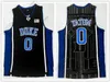 NCAA Basketbal Jersey 0 Fox Tatum Westbrook 5 Rose 6 Porzingis Ginóbili Doncic 10 Rodman Divincenzo Bibby Petrovichigh Kwaliteit Jerseys