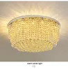 Américain K9 Cristal Plafonniers Luminaire LED Moderne Brillant Plafonniers Intérieur Européen Luxueux Luminaire Monté En Surface Éclairage Intérieur À La Maison Dia100cm