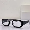 新しい小さな長方形サングラスダブルブリッジフライトデザインメガネSPR01WS女性色付きアセテートフレームメンデザイナー滑走路スポーツシェードシンボール眼鏡