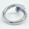 Chrome Japan Korea Trend Crusader Titanium Steel Ring Core Tail Hearts 05x5 Designer Fashion Original2874252V9470044