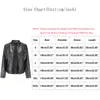 Motocicleta PU Jacket Leather Women Autumn Slim Style European Casual Outwear Bicker Basic 2020 Novo casaco de streetwear L220728