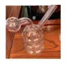 Hookahs Nieuwe mini -glazen olie -brander Bong met heldere dikke glazen waterpijp voor detailhandel of groothandel