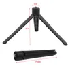 Tripods Universal Mini Tripod Black Plastic Telefoonbevestiging Adapter Mobiele Clipper Stand Camera Holder Standtripods