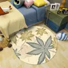 Carpets Polyester Rubber Floor Mat Bedroom Round Carpet Rug Entry Mats Slip-resistant Washable Entrance FOR LIVE ROOMCarpets