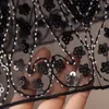 Fashion Women Bead Work Camis Femme Lady Sexy Club Camisole Bling Shiny Sequined Tanks Top 220316